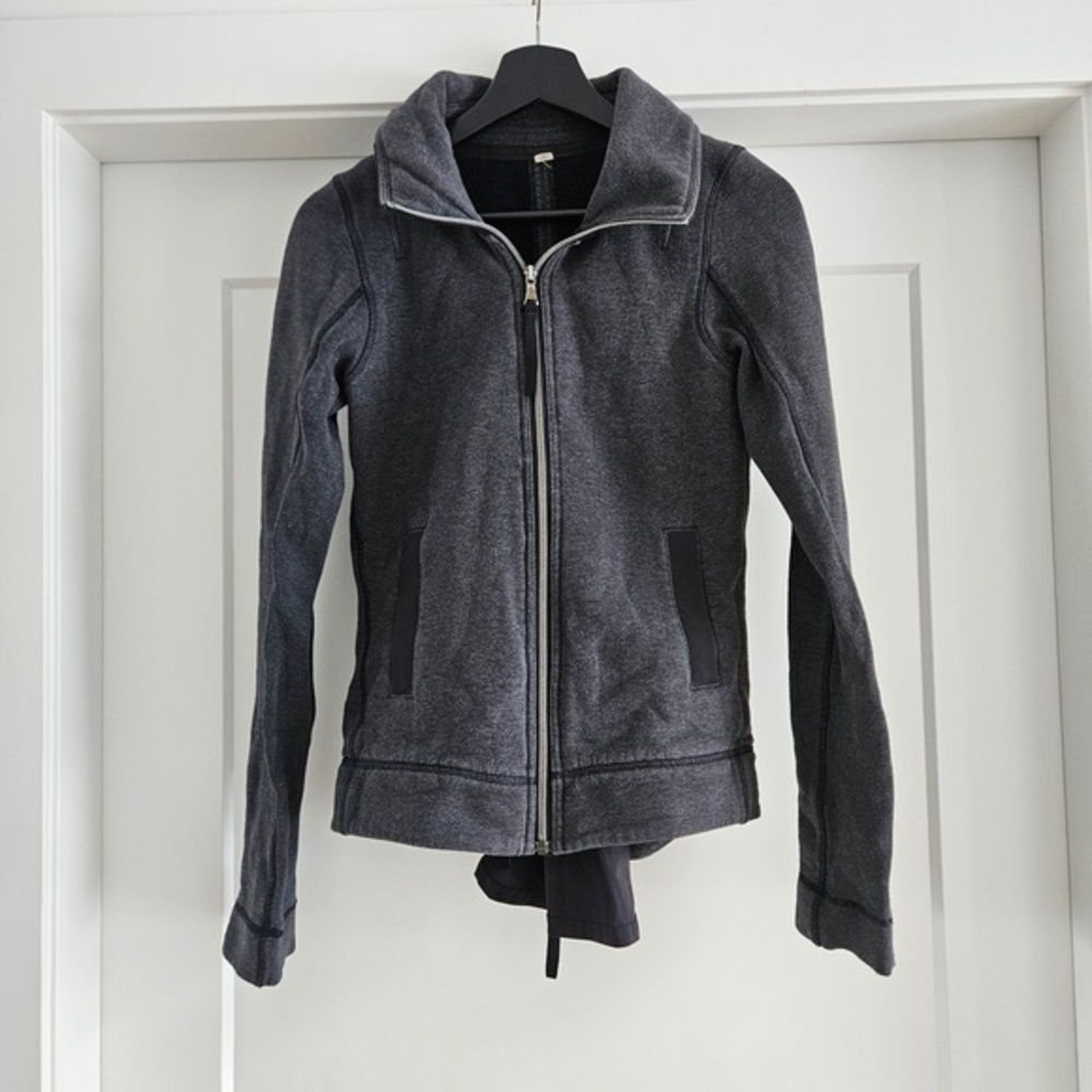 Girls' Charcoal Gray Zip-Front Jacket - Kids Jackets & Coats